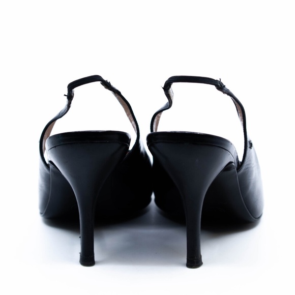 Chanel Leather Sling Back Pumps - Picture 3 of 9